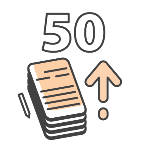 Online Notification Bundle (pack of 50)