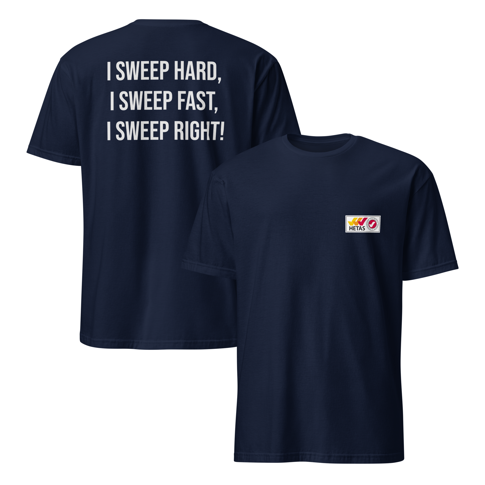Sweep Hard, Sweep Right Unisex T-Shirt - Image 3