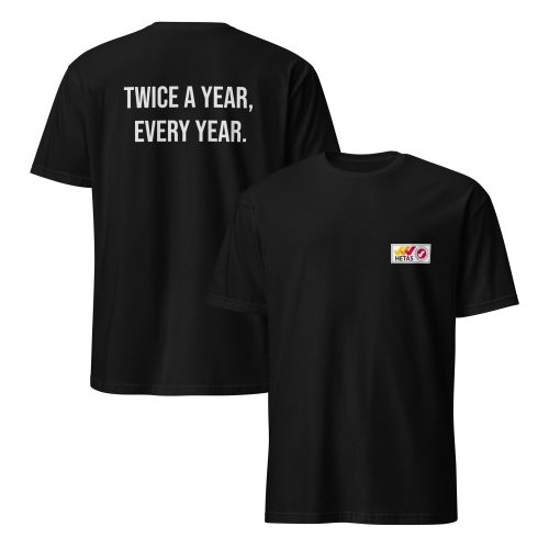 Twice a year, every year Sweep T-Shirt
